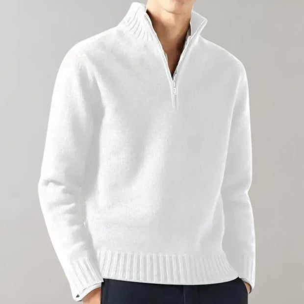 Classic Half-Zip Sweater for Stylish Comfort for Men Londonchic