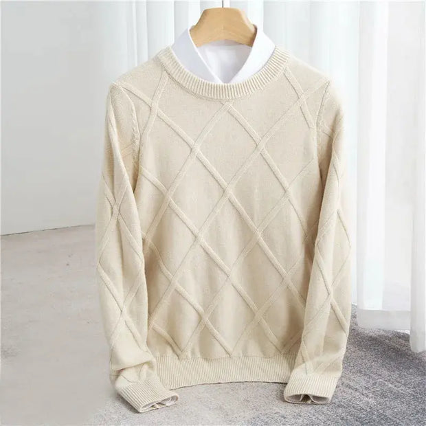 Classic Long-Sleeve Winter Sweater for Men Londonchic