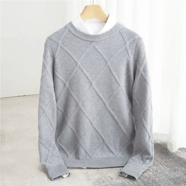 Classic Long-Sleeve Winter Sweater for Men Londonchic