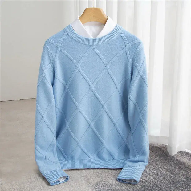 Classic Long-Sleeve Winter Sweater for Men Londonchic