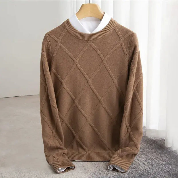 Classic Long-Sleeve Winter Sweater for Men Londonchic