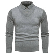 Comfortable Two-Piece Fleece Sweater for Men Londonchic