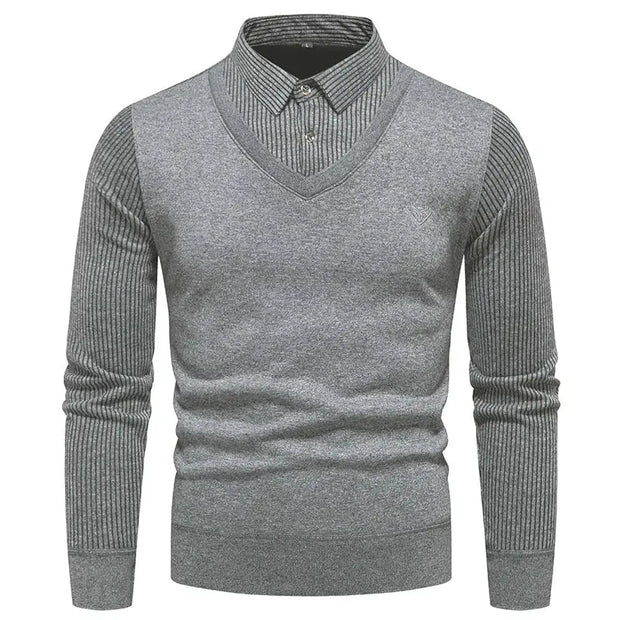 Comfortable Two-Piece Fleece Sweater for Men Londonchic