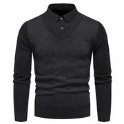 Comfortable Two-Piece Fleece Sweater for Men Londonchic