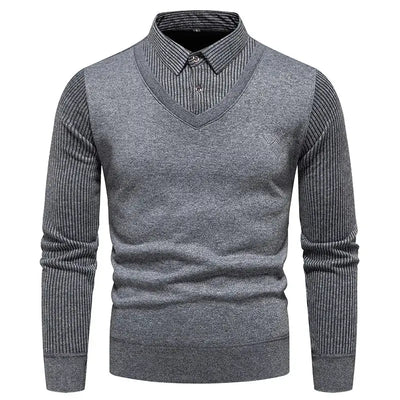 Comfortable Two-Piece Fleece Sweater for Men Londonchic