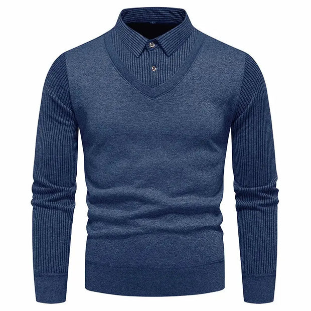 Comfortable Two-Piece Fleece Sweater for Men Londonchic