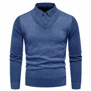 Comfortable Two-Piece Fleece Sweater for Men Londonchic