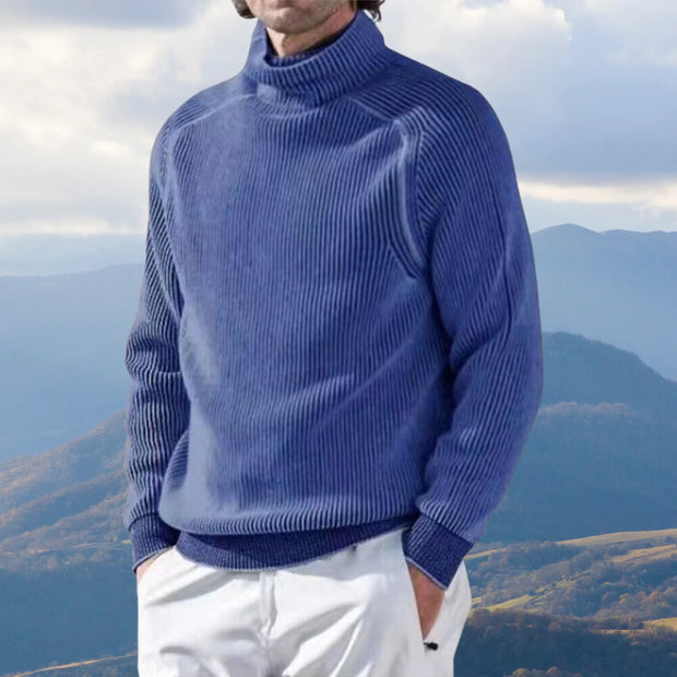 Derek - Classic Fall Turtleneck Sweater for Men ELVORIA UK